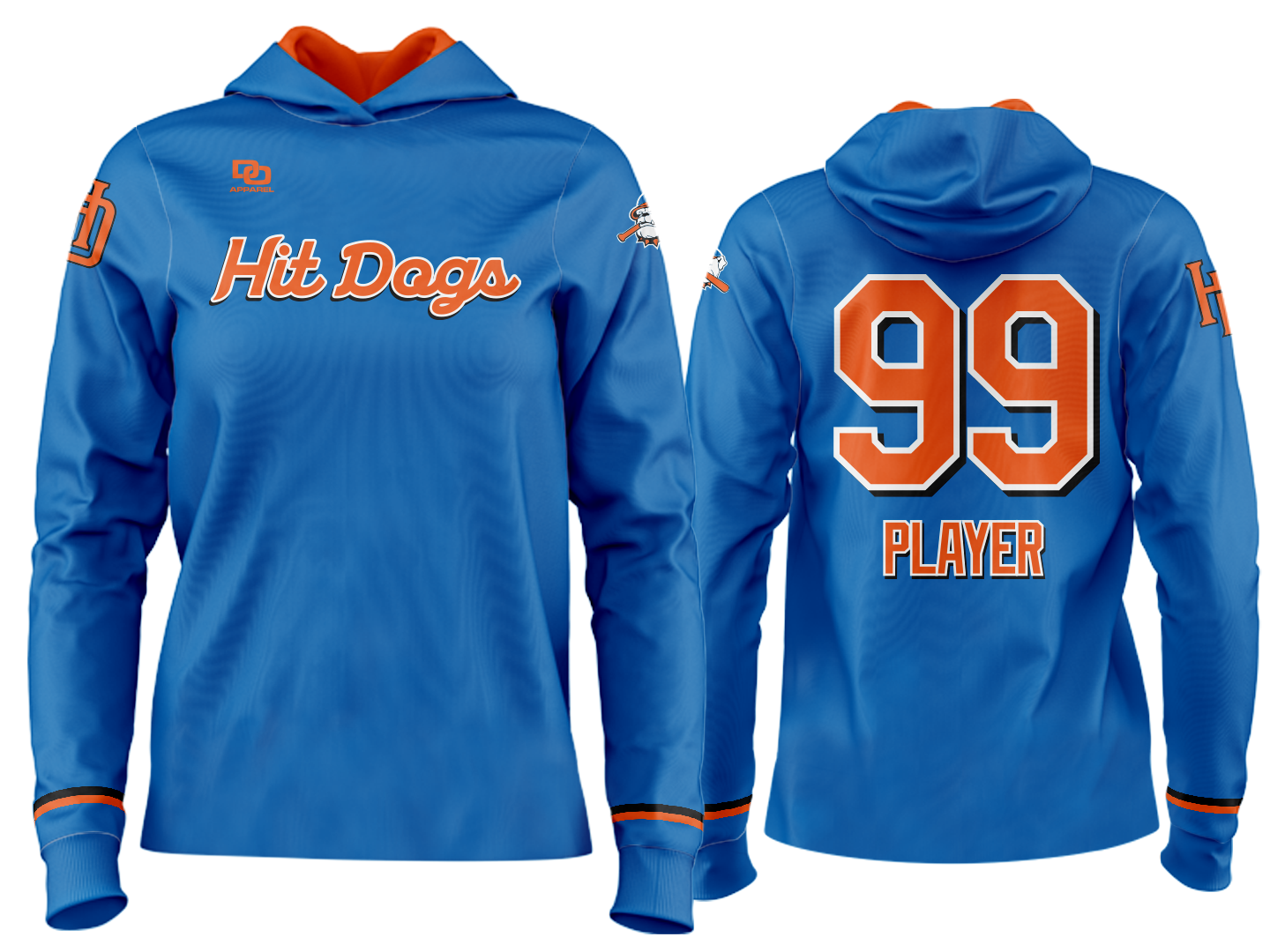 Custom Team Hoodie - Marlins Royal