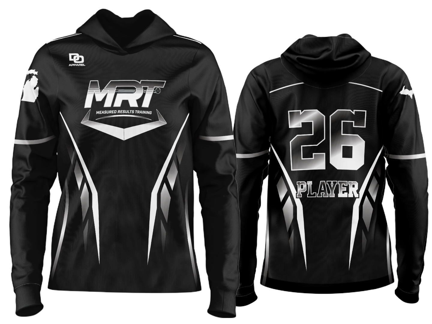 Custom Team Hoodie - Match Black