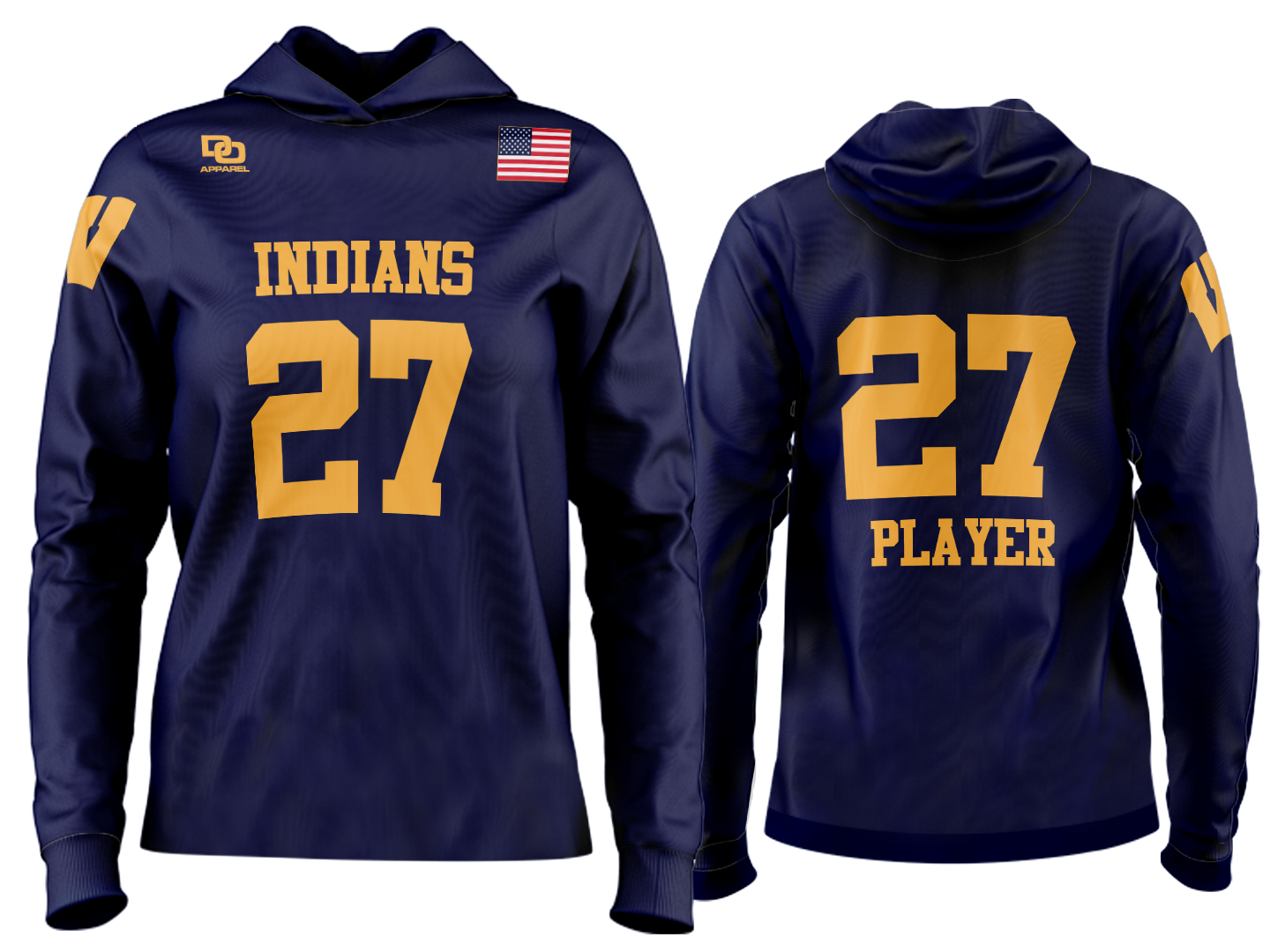 Custom Team Hoodie - 2026 Navy