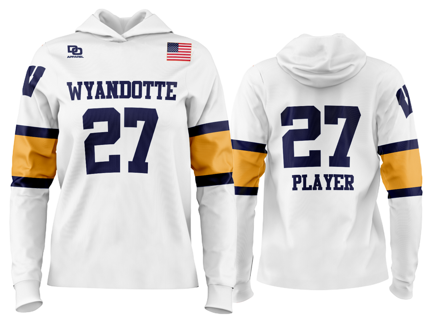 Custom Team Hoodie - 2026 White
