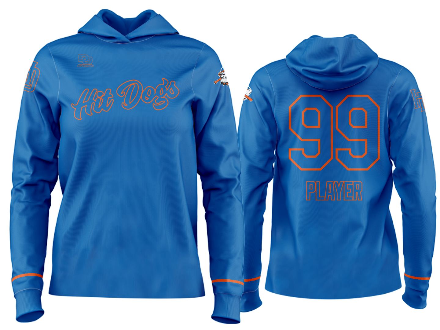 Custom Team Hoodie - Mets Royal