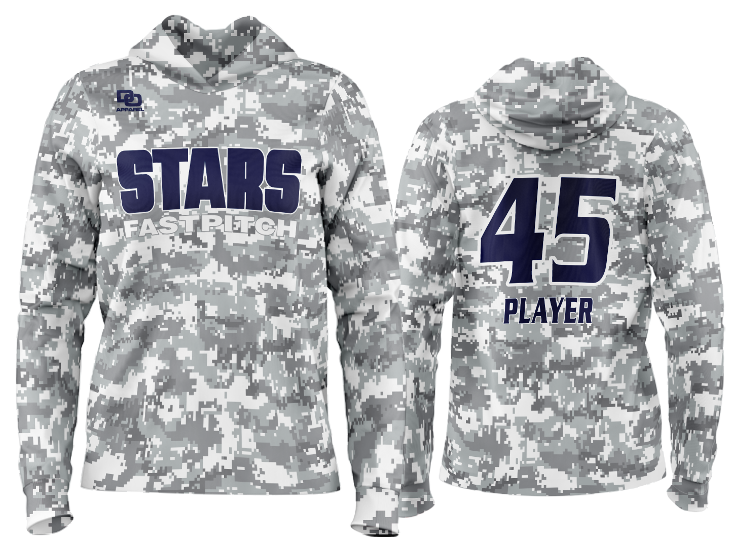 Custom Team Hoodie - Camo