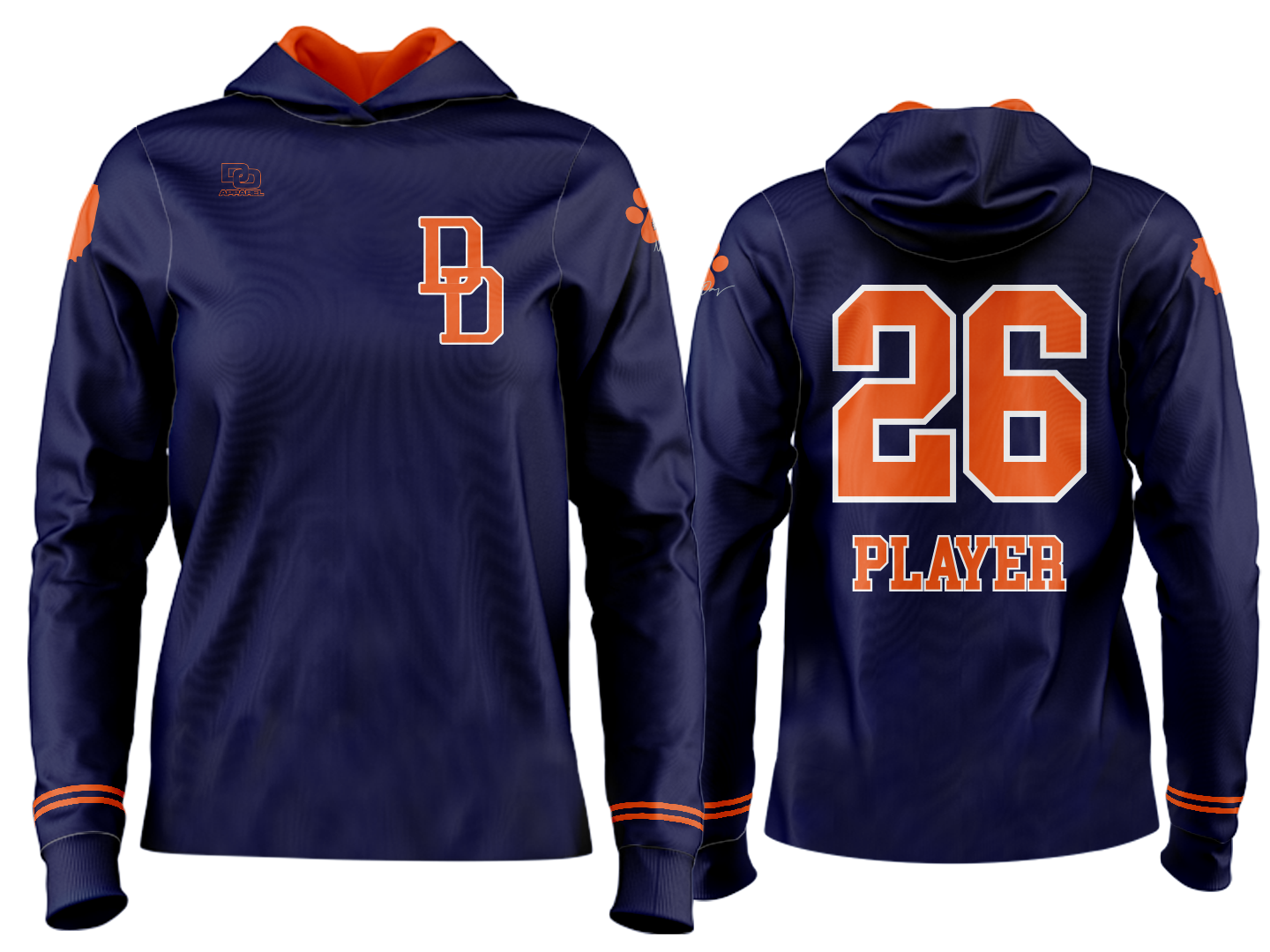Custom Team Hoodie - Navy
