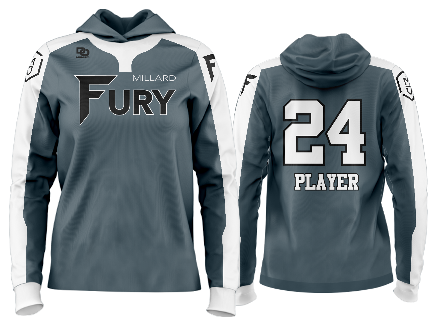 Custom Team Hoodie - OK Charcoal
