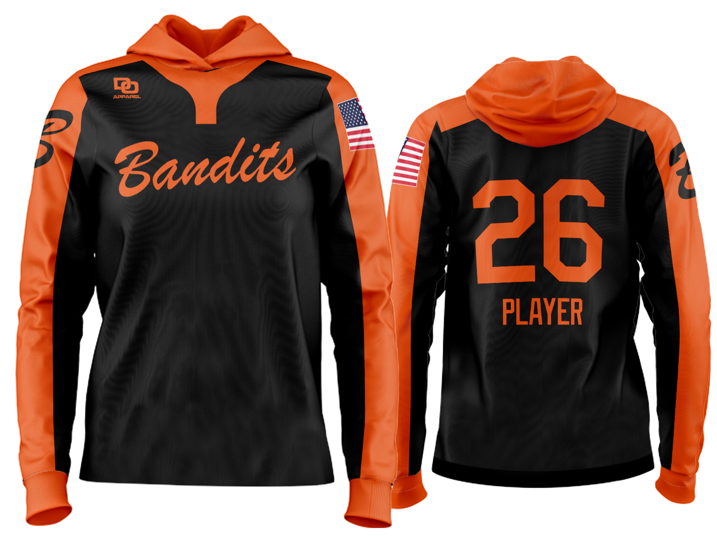 Custom Team Hoodie - OSU Black