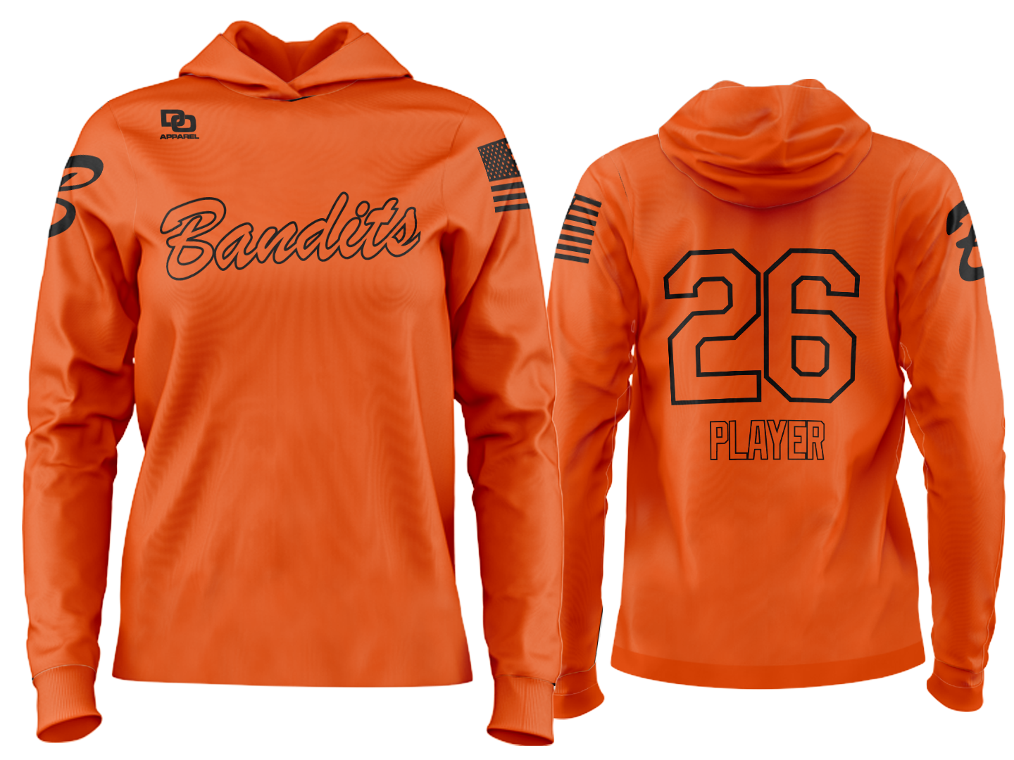 Custom Team Hoodie - Orangeout