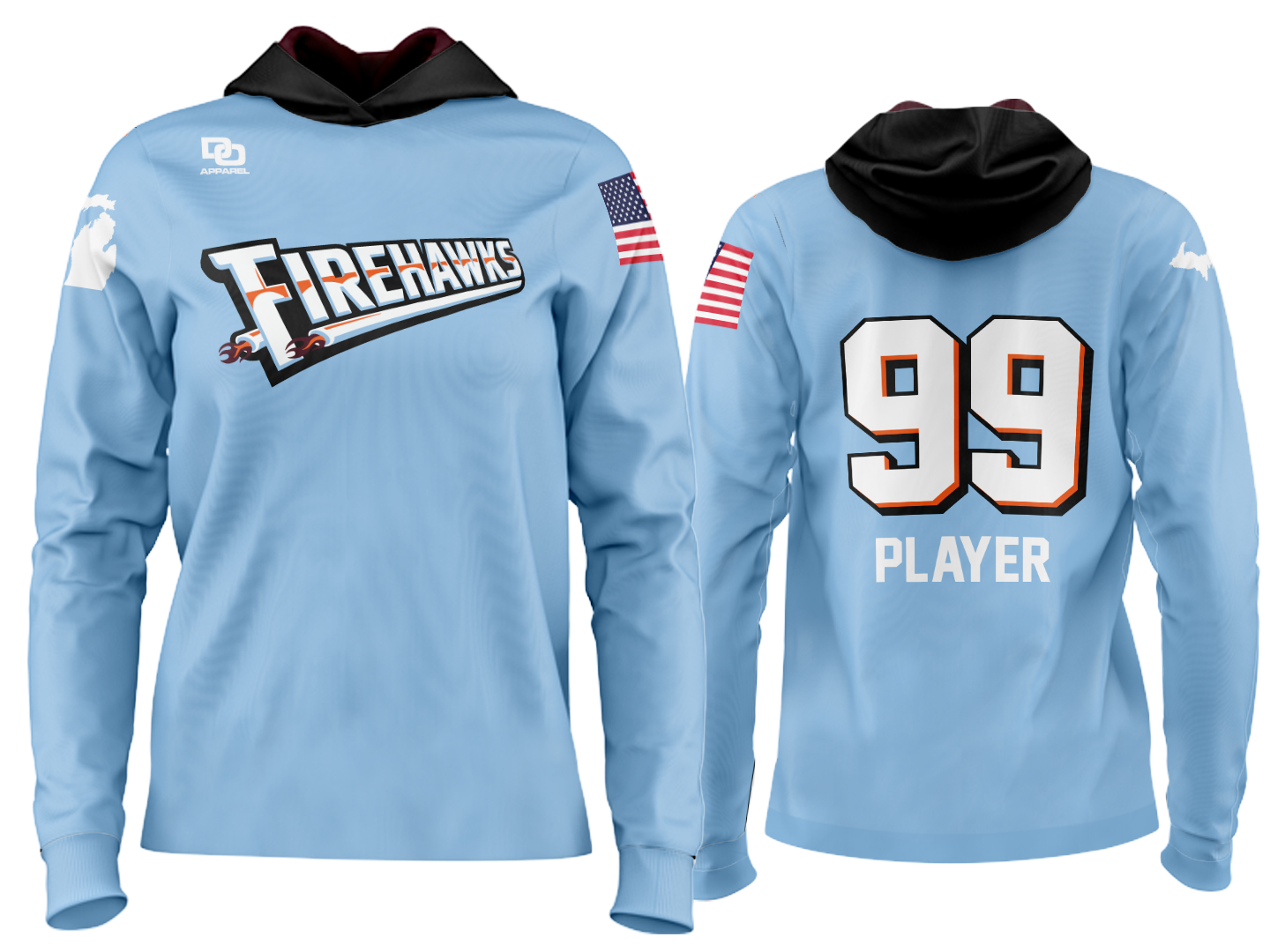 Custom Team Hoodie - Columbia