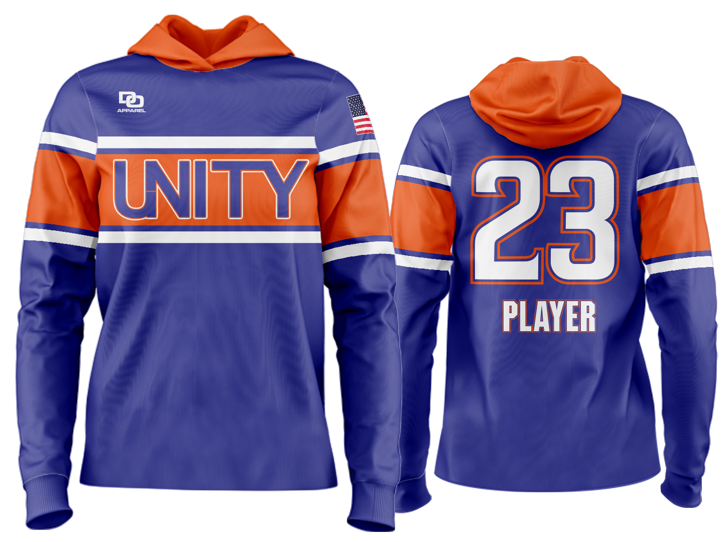Custom Team Hoodie - Purple