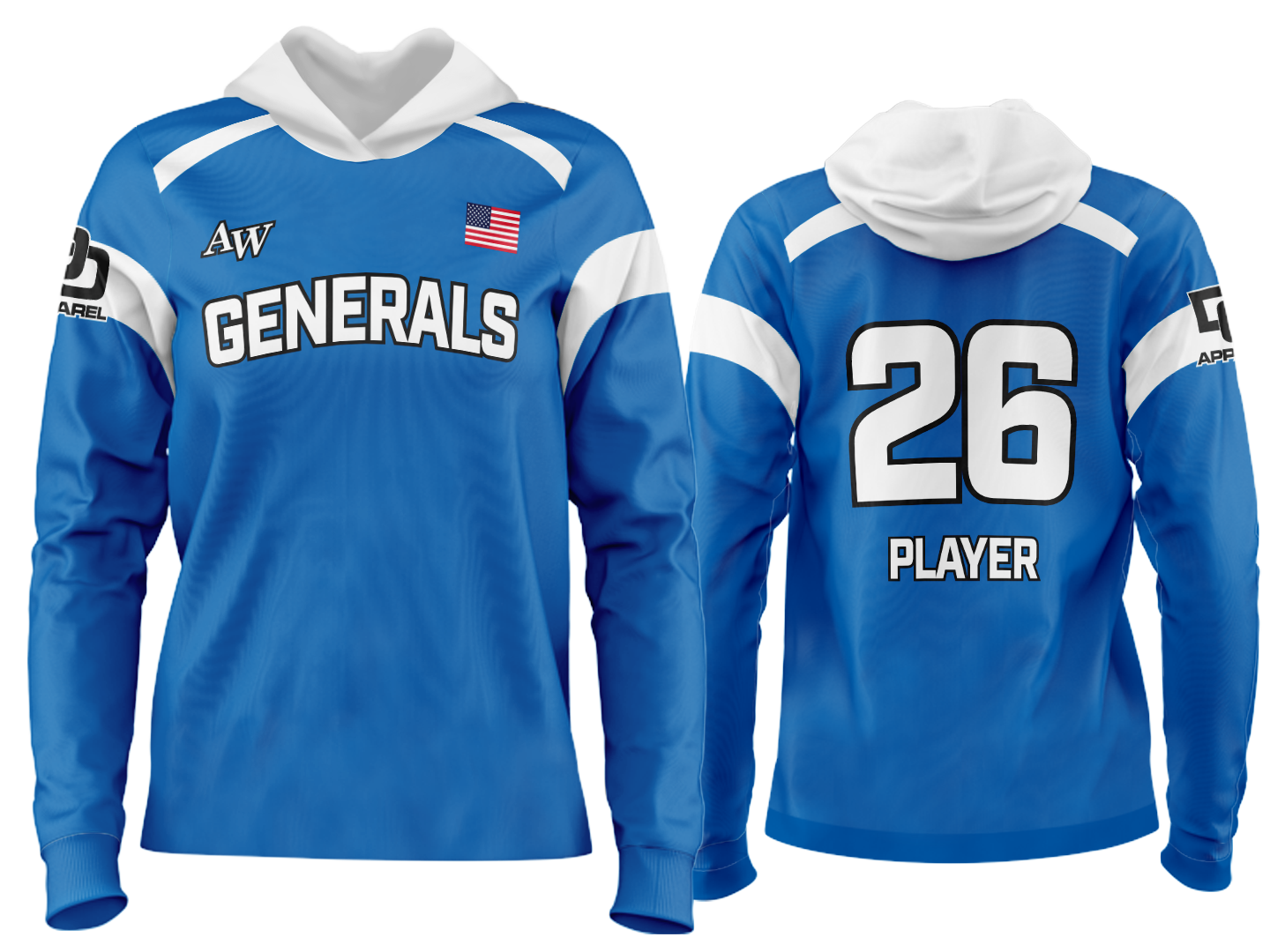 Custom Team Hoodie - 2026 Royal