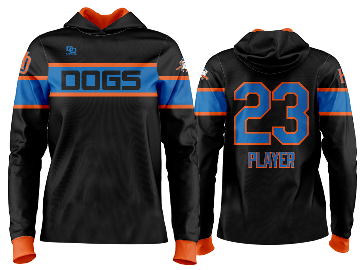 Custom Team Hoodie - Chi Sox Alt Black