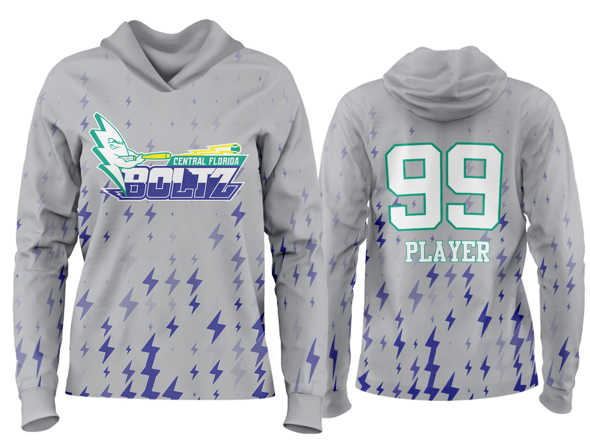 Custom Team Hoodie - Silver