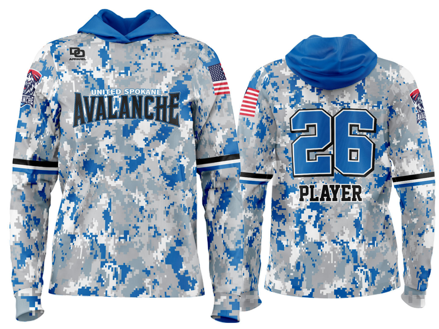 Custom Team Hoodie - Royal