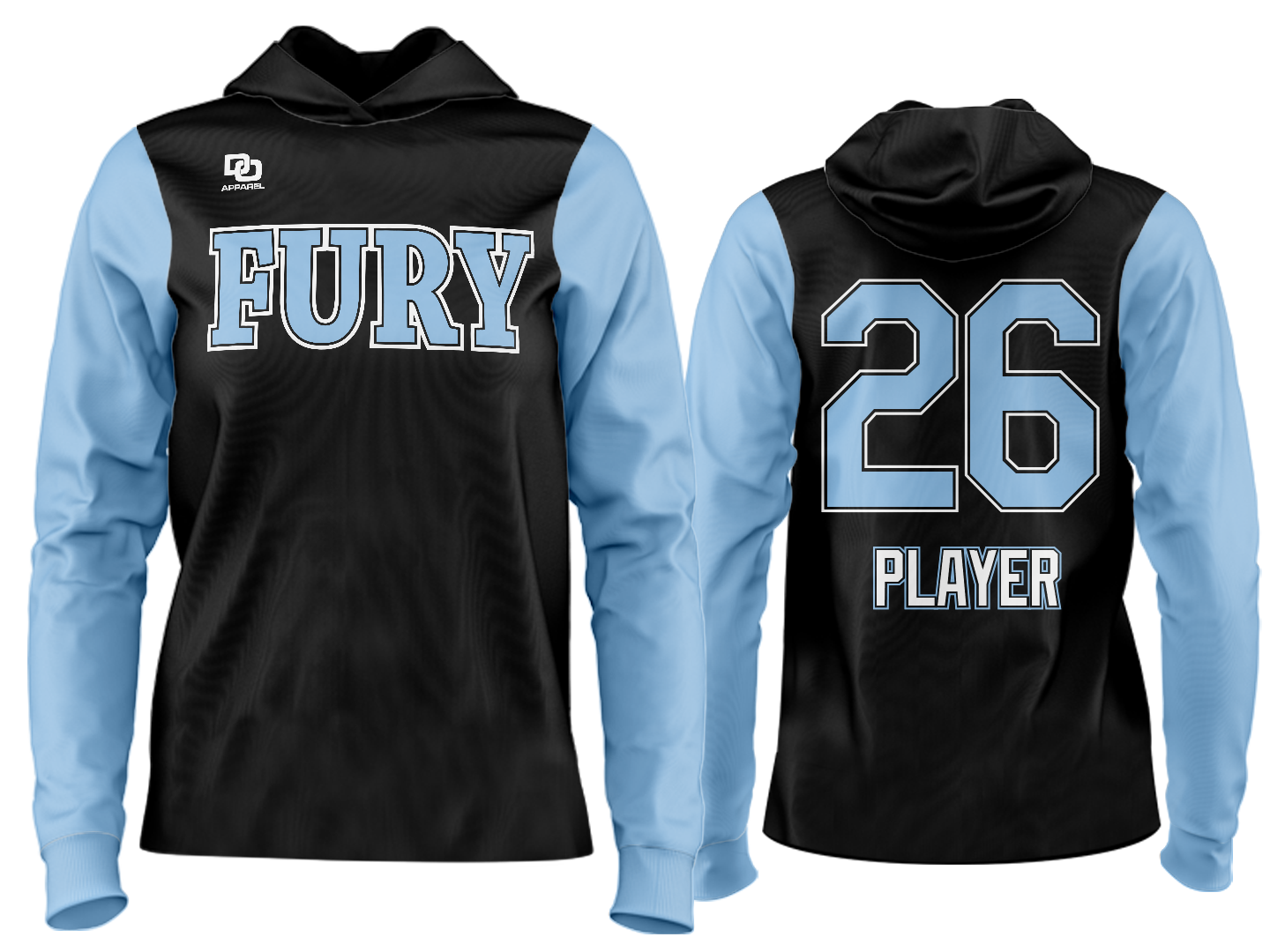 Custom Team Hoodie - TN Black