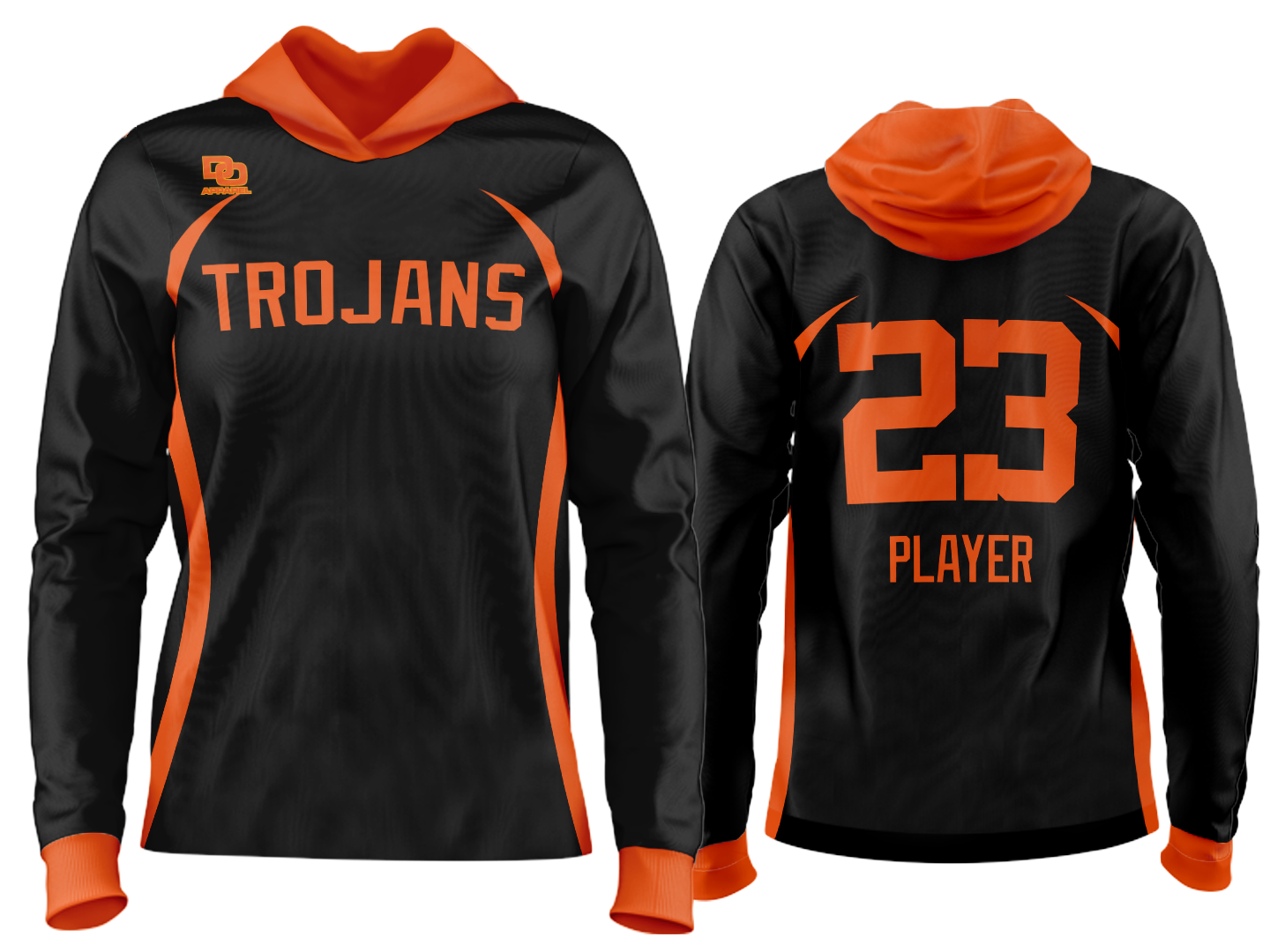 Custom Team Hoodie - Black