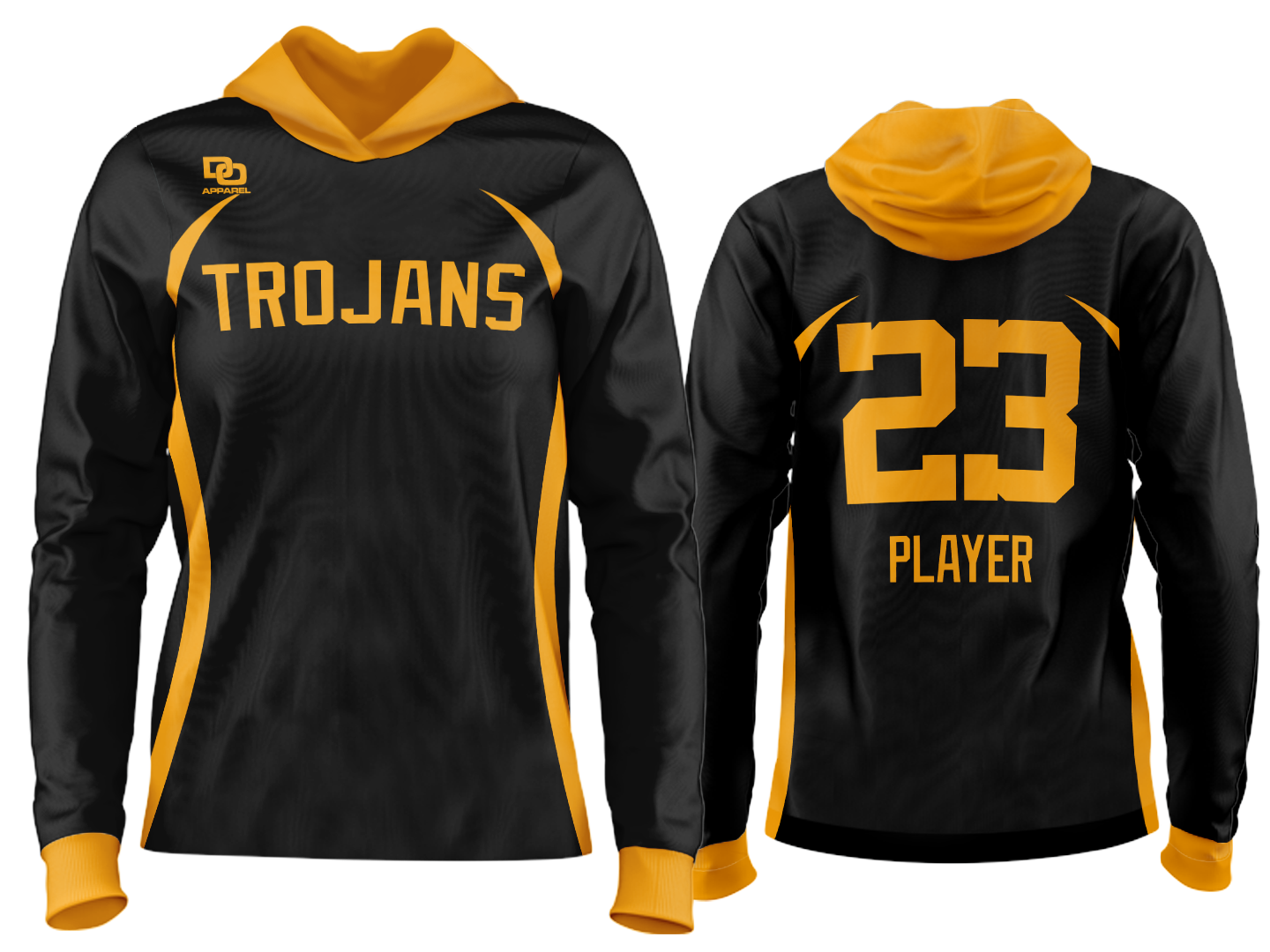 Custom Team Hoodie - Black
