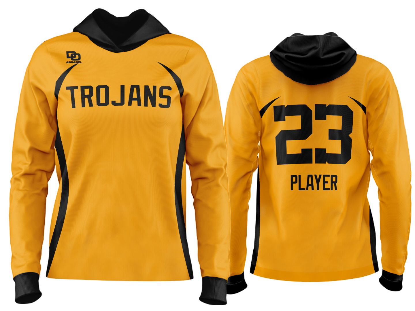 Custom Team Hoodie - Gold