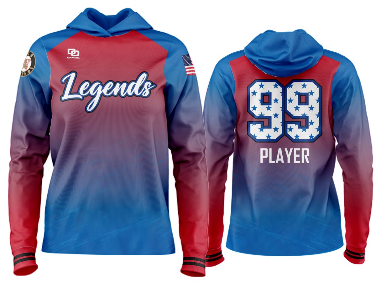 Custom Team Hoodie - USA Fade