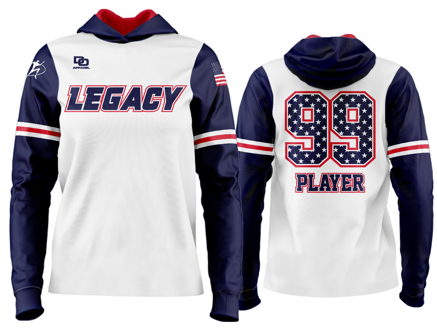 Custom Team Hoodie - USA