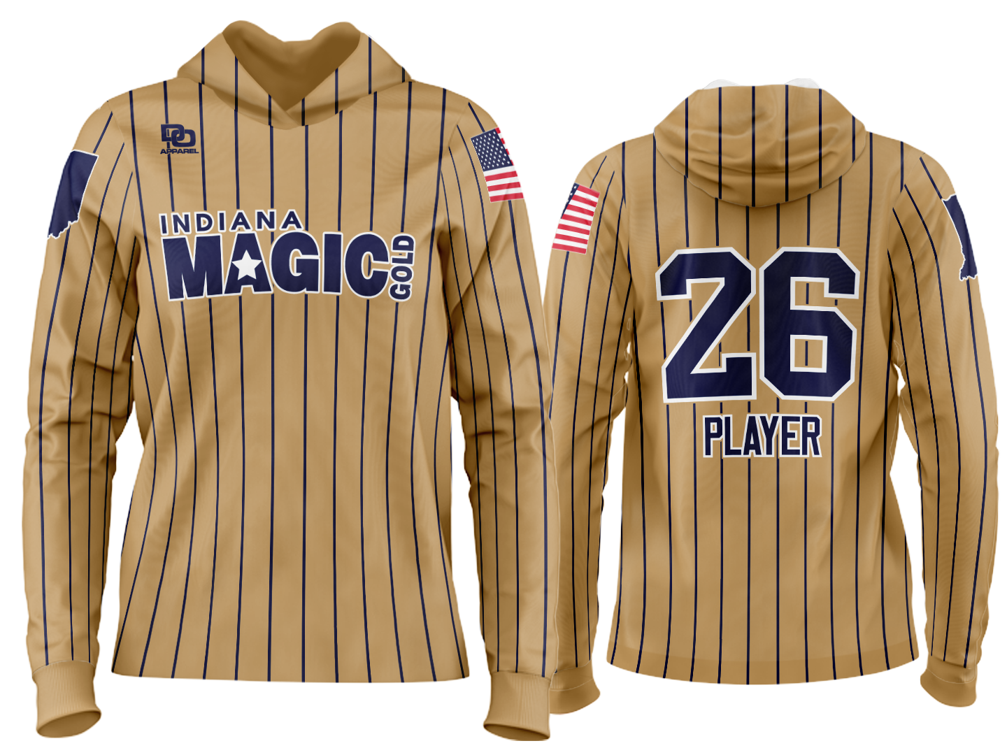 Custom Team Hoodie - Vegas Pinny