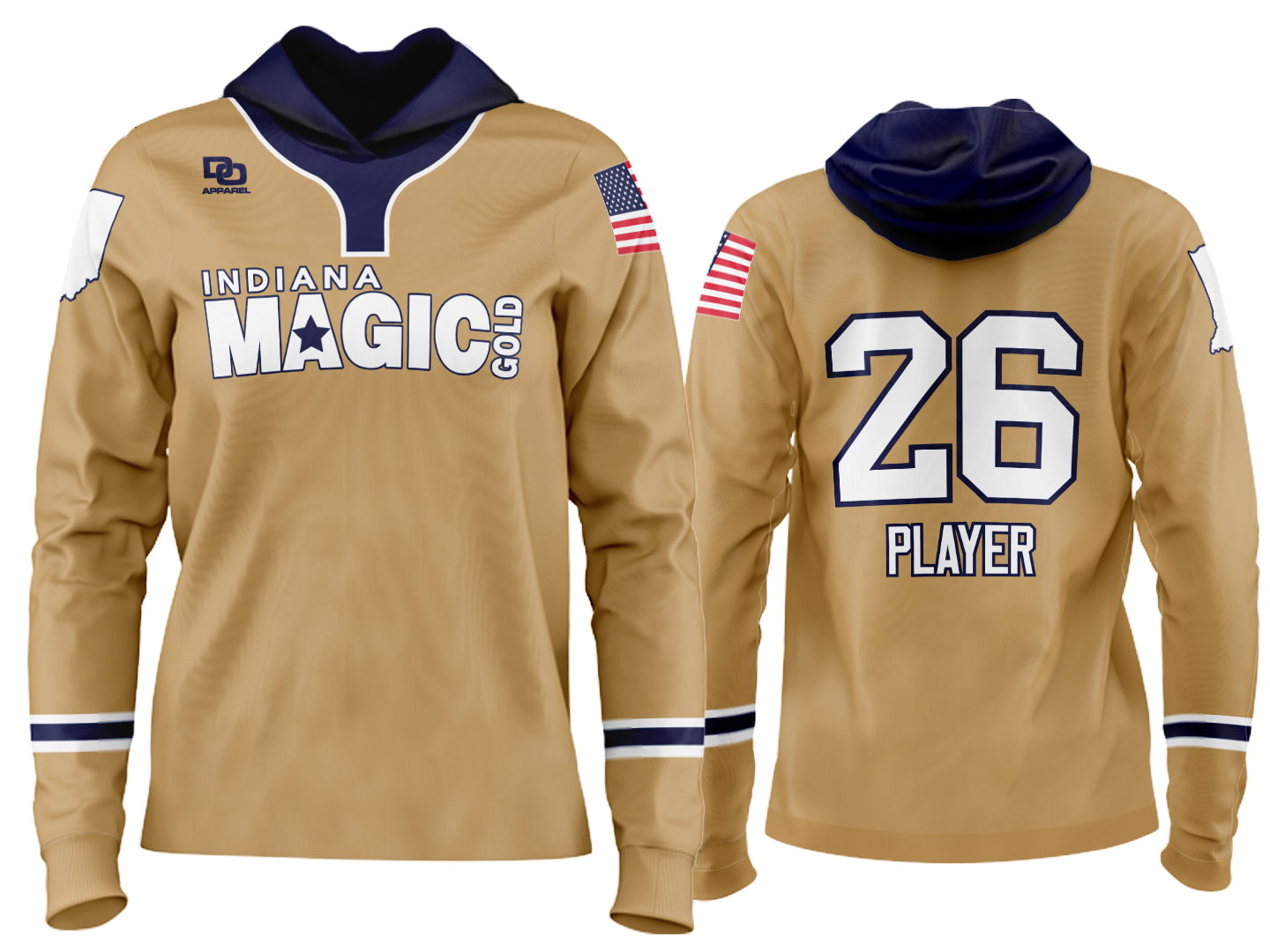 Custom Team Hoodie - Wash Vegas