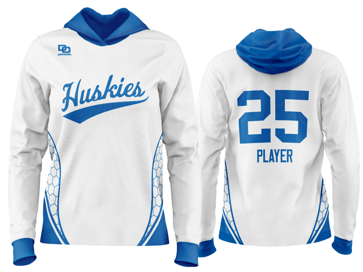 Custom Team Hoodie - White Hex