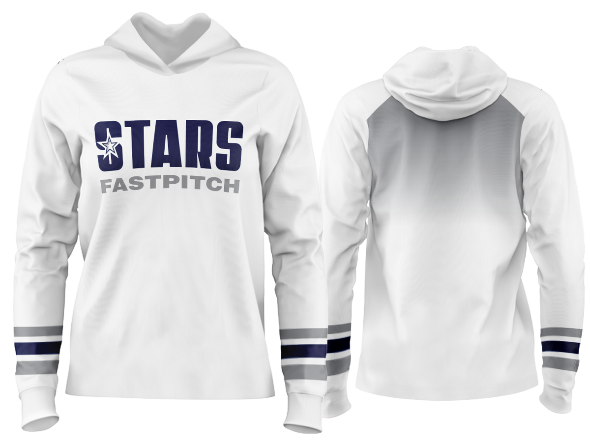 Custom Team Hoodie - White Solid