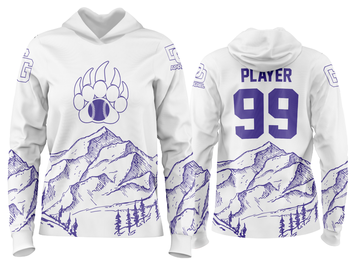 Custom Team Hoodie - White