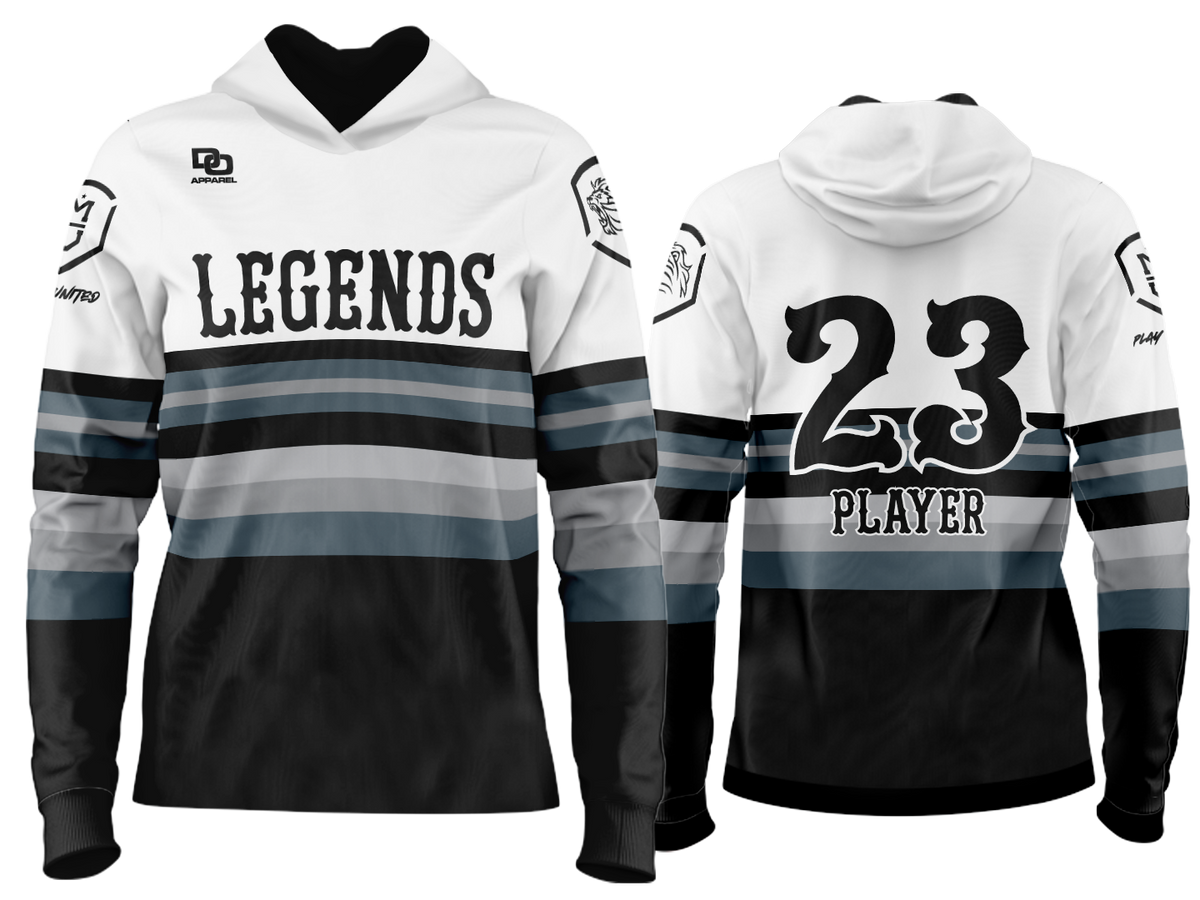 Custom Team Hoodie - Angels Stripes