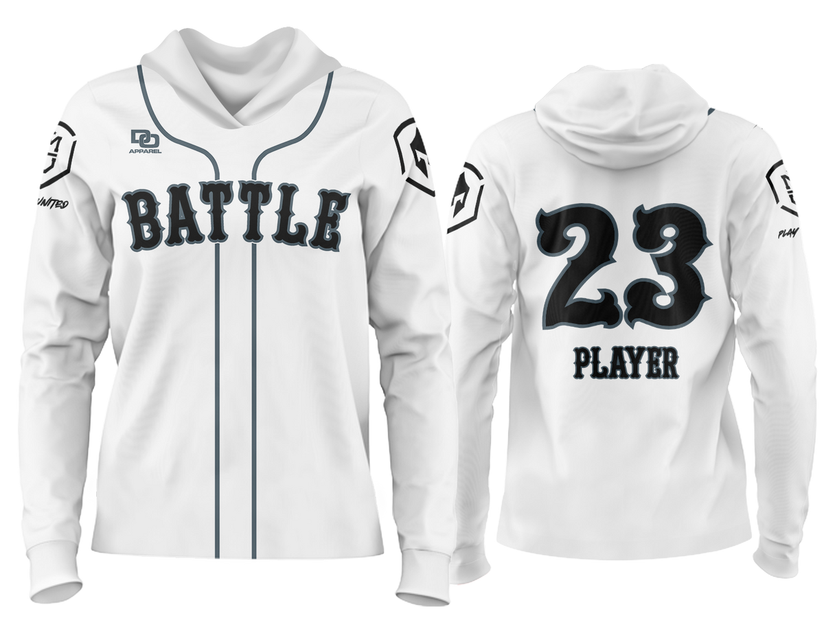 Custom Team Hoodie - BOS White