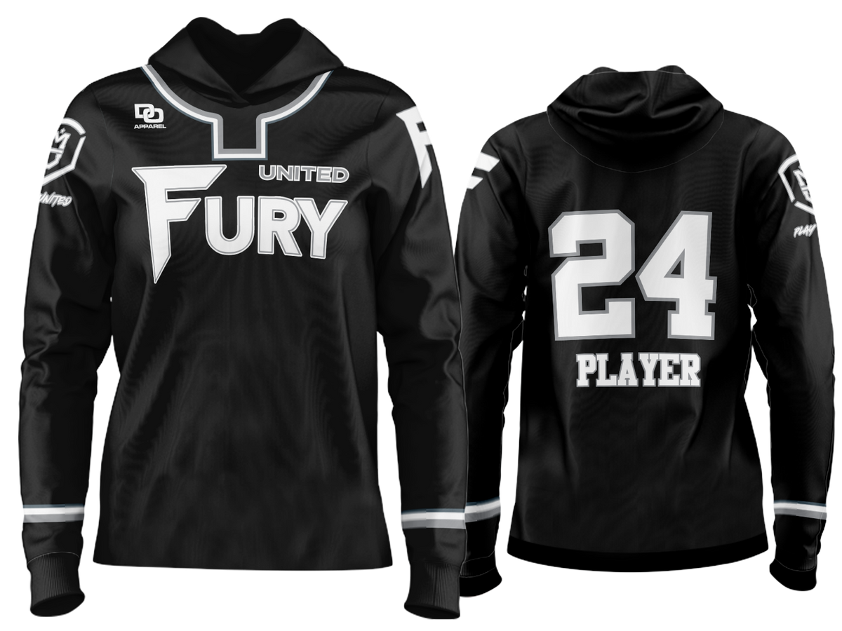 Custom Team Hoodie - Black/White