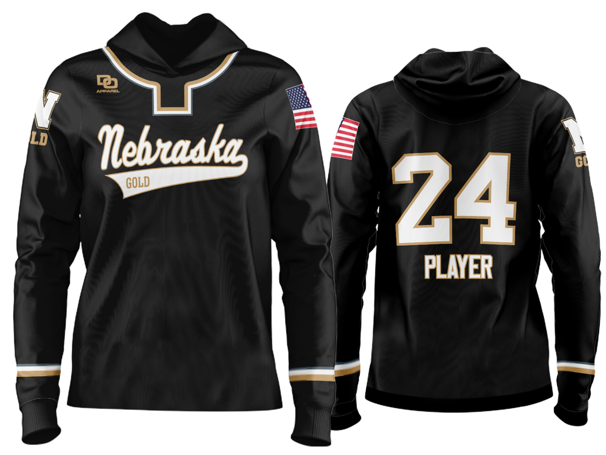Custom Team Hoodie - Black/White