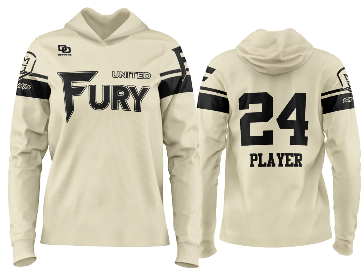 Custom Team Hoodie - Cream/Black