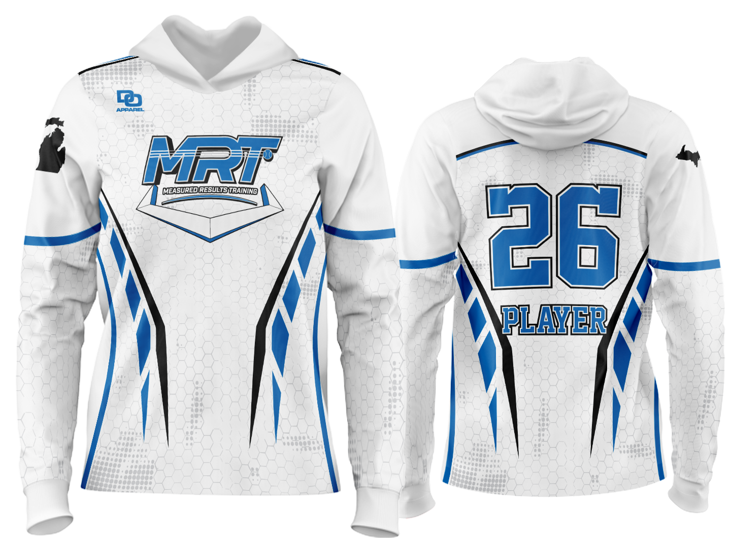 Custom Team Hoodie - Match White