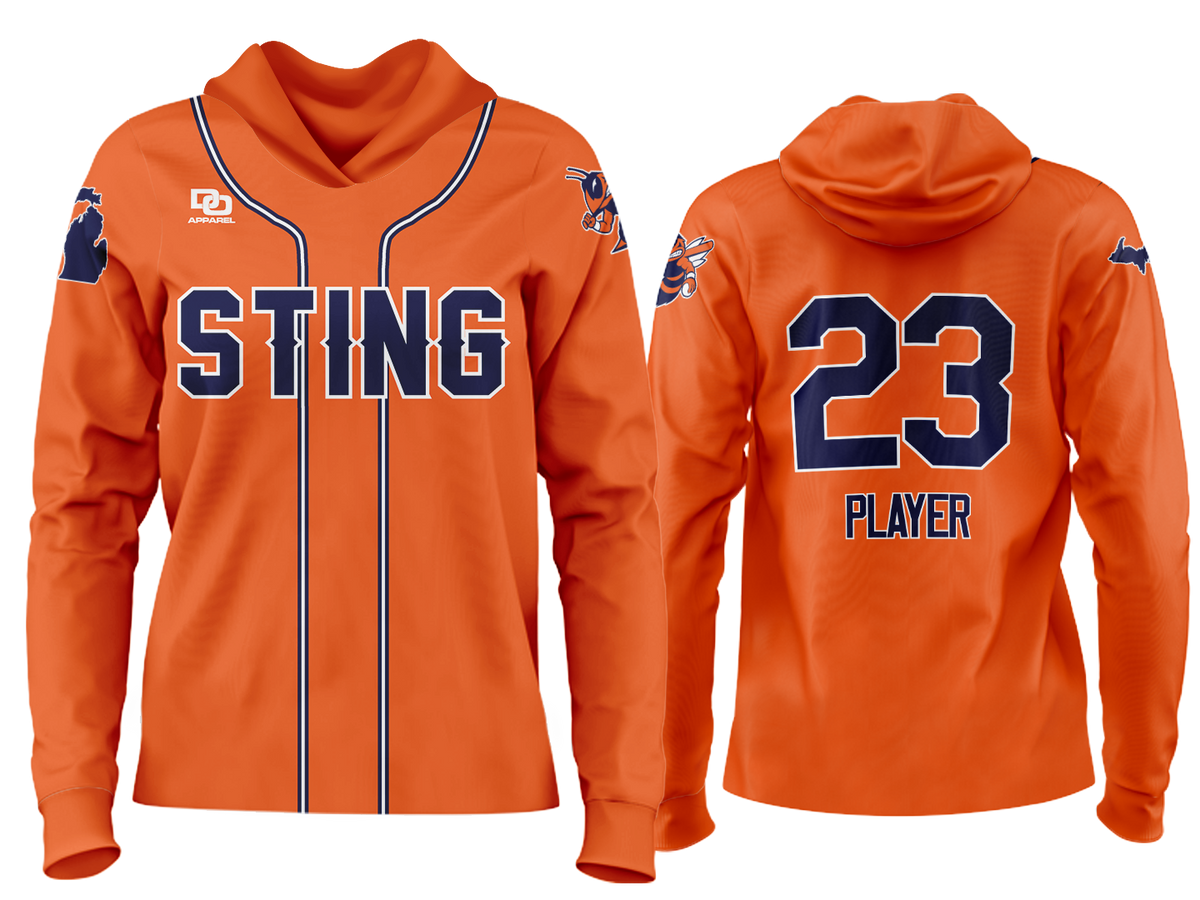 Custom Team Hoodie - Match Orange