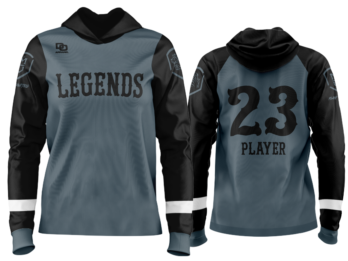 Custom Team Hoodie - Padres Charcoal TRD