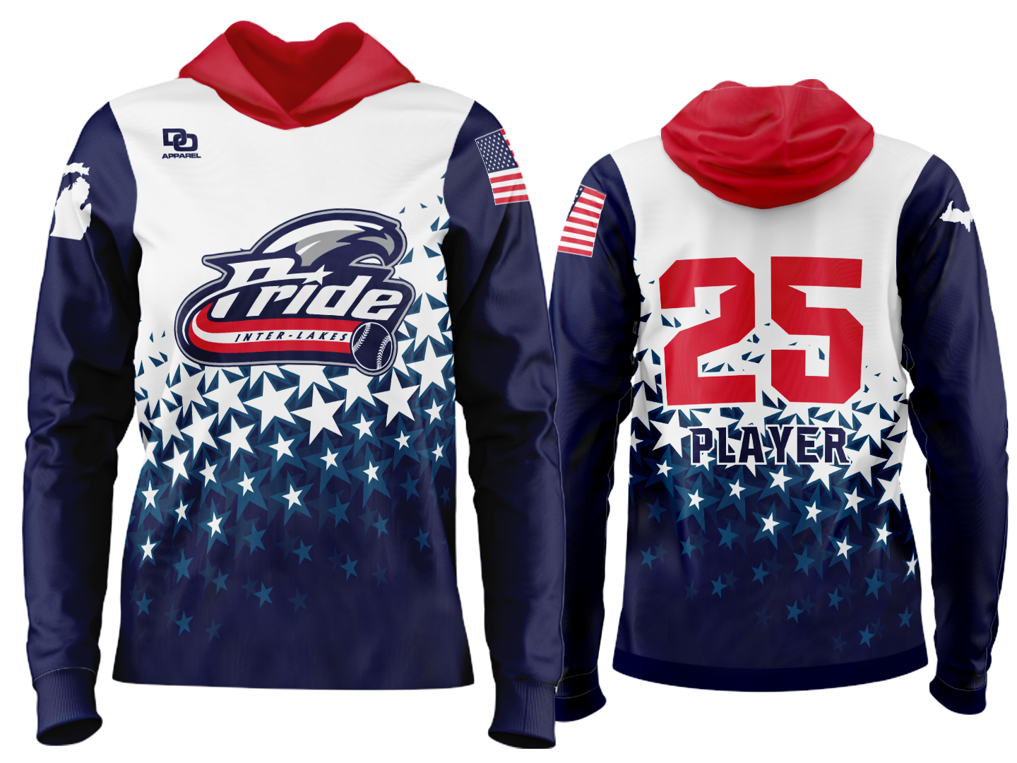 Custom Team Hoodie - RWB