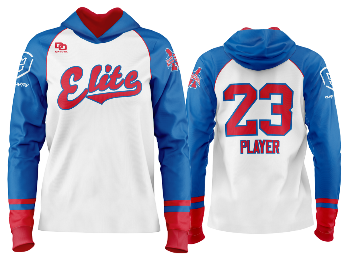 Custom Team Hoodie - Raglan White