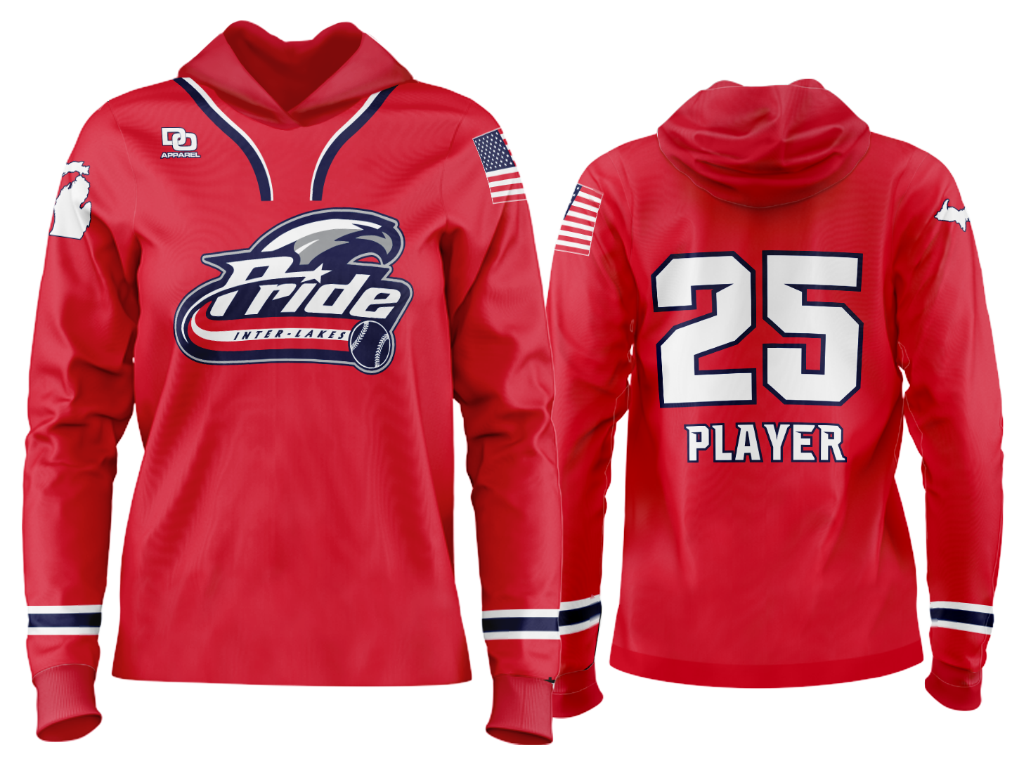 Custom Team Hoodie - Red OSU