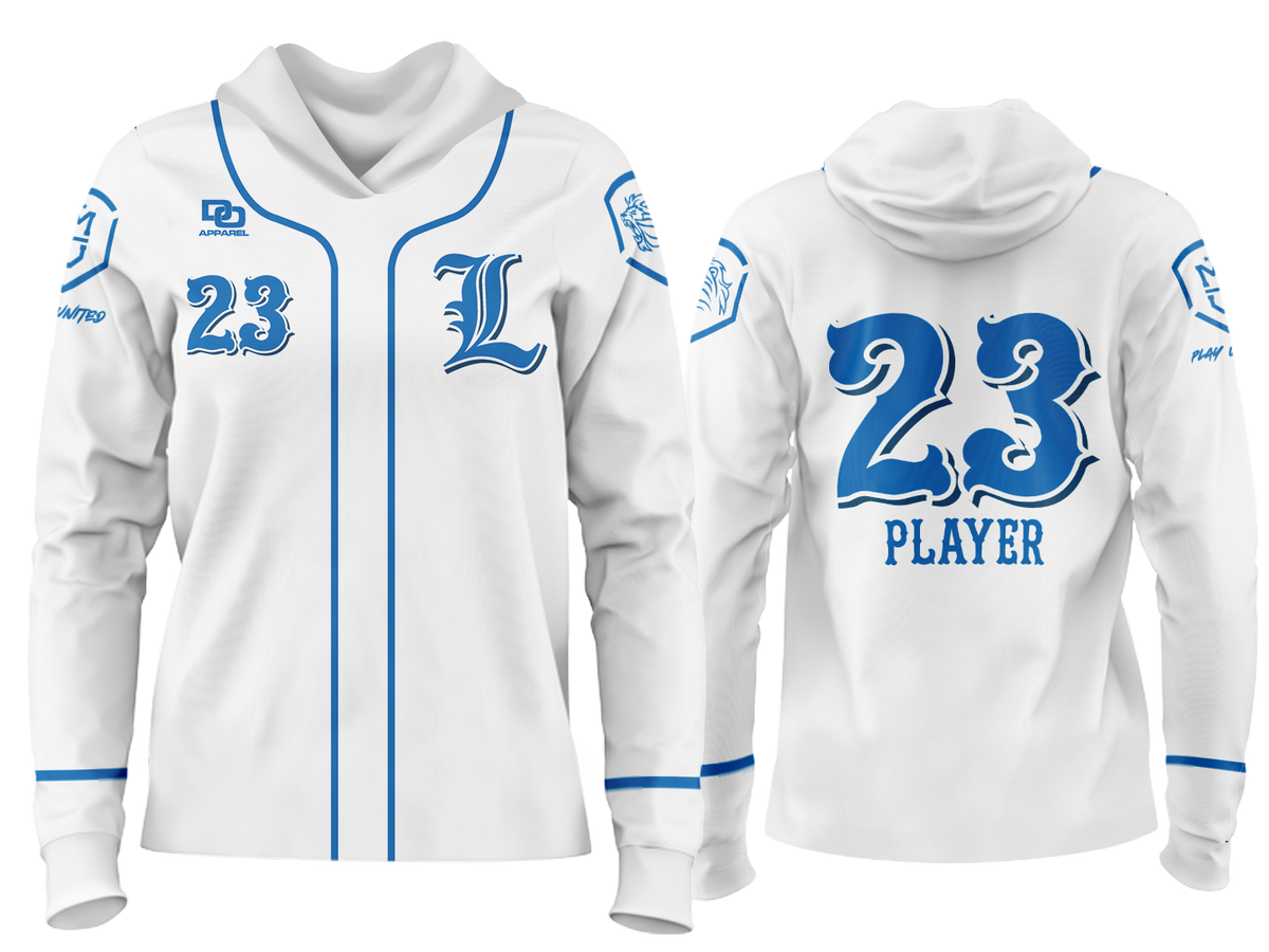 Custom Team Hoodie - Reds White