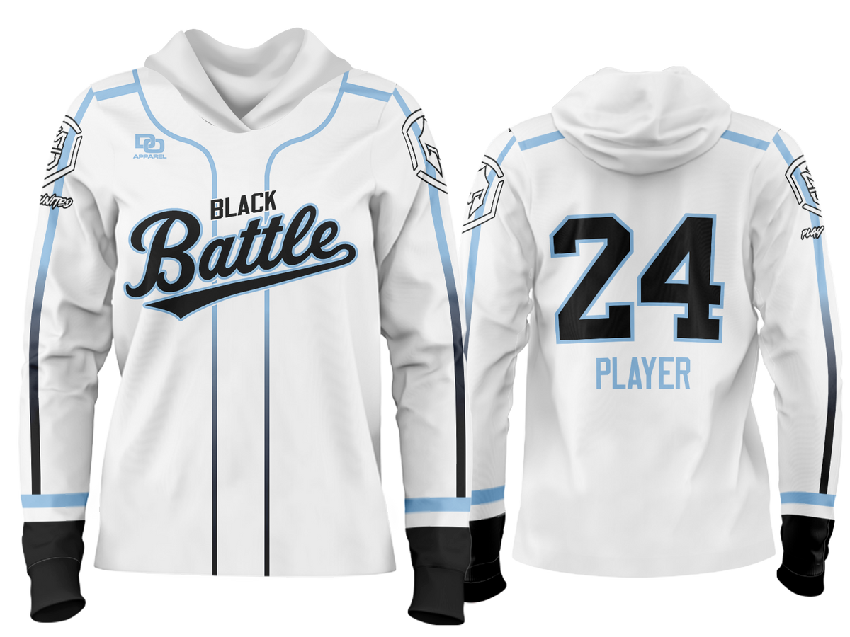 Custom Team Hoodie - Royals White/Columbia