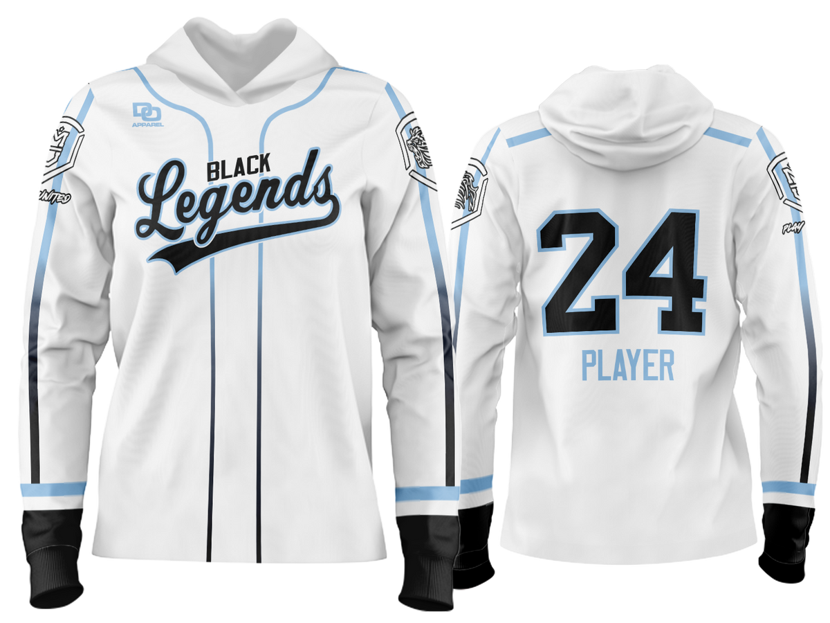 Custom Team Hoodie - Royals White/Columbia