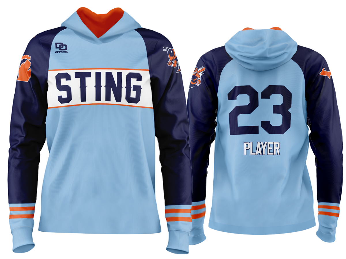 Custom Team Hoodie - TTNS Columbia/Navy