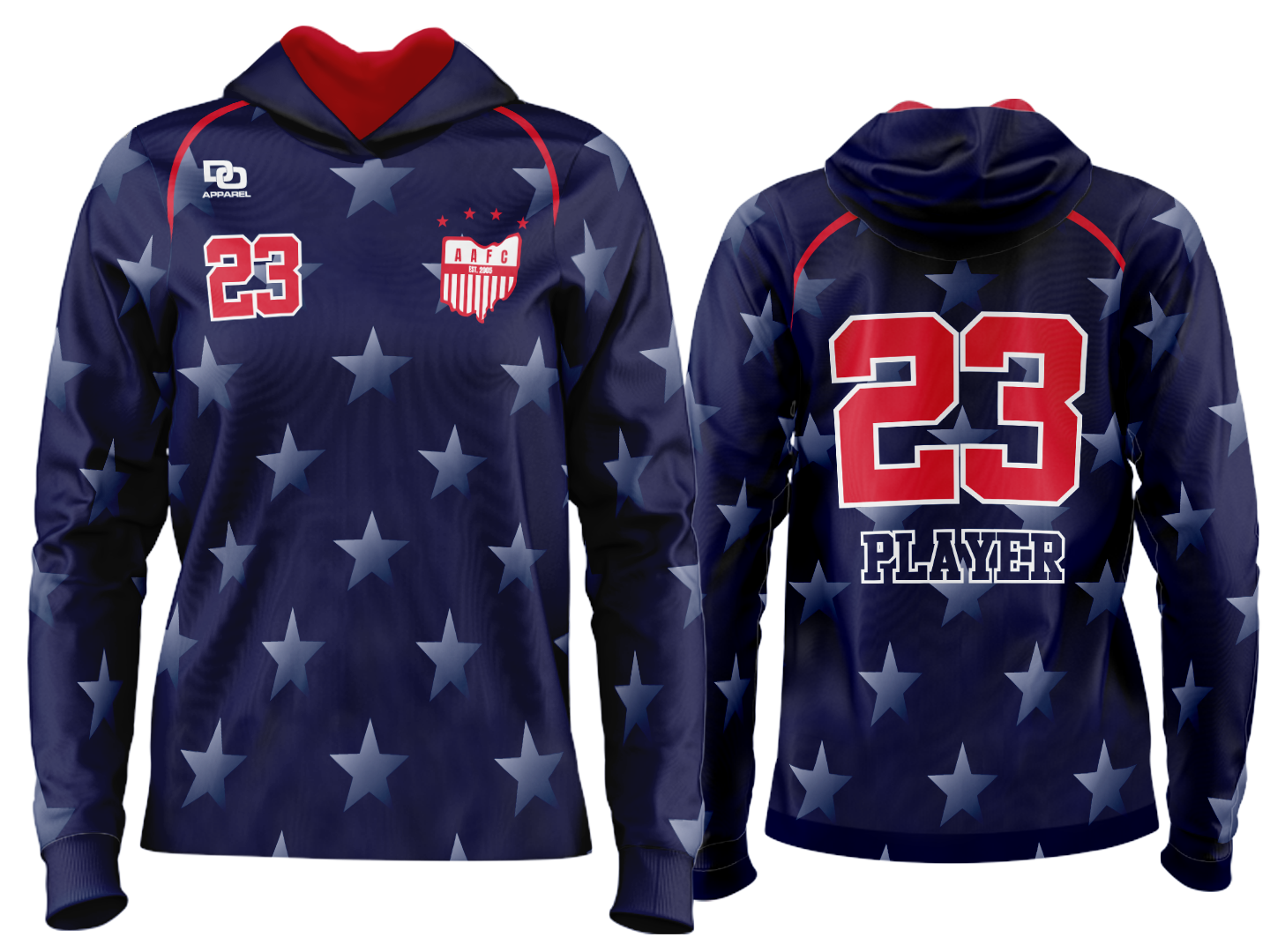 Custom Team Hoodie - Navy