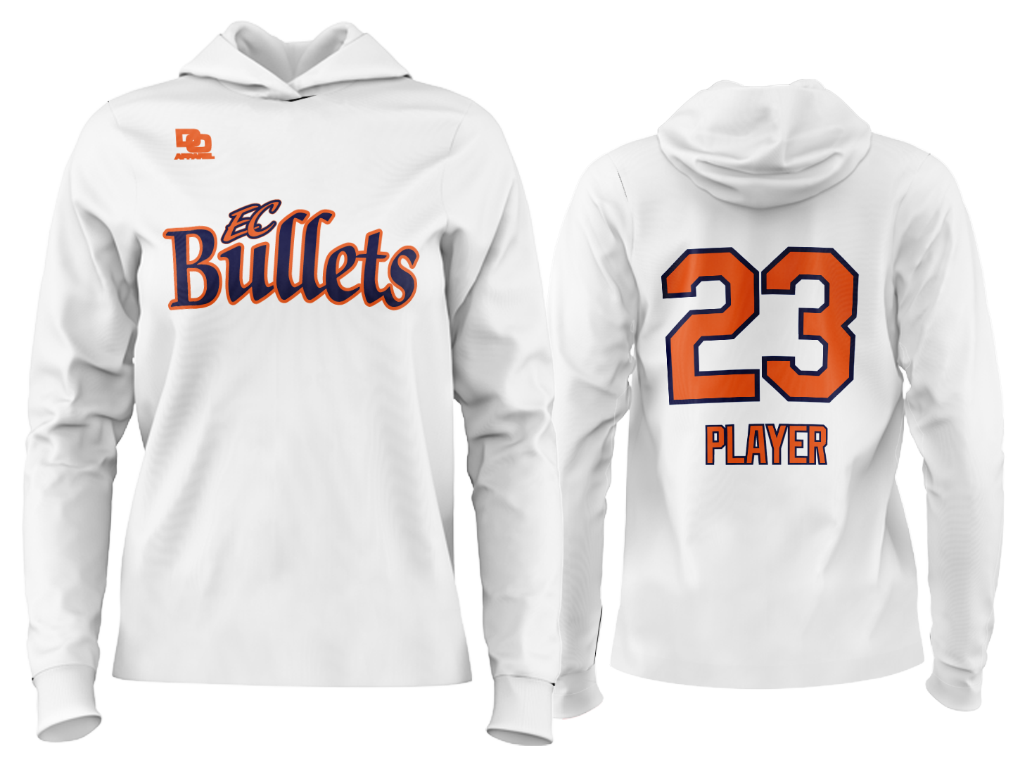 Custom Team Hoodie - White