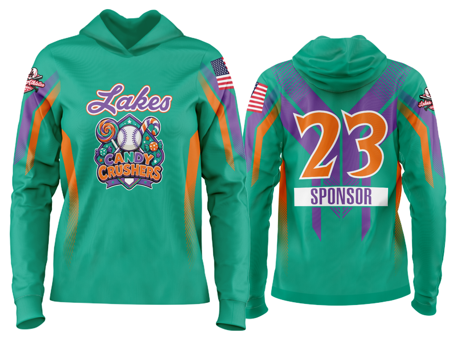 Custom Team Hoodie -Candy Crushers