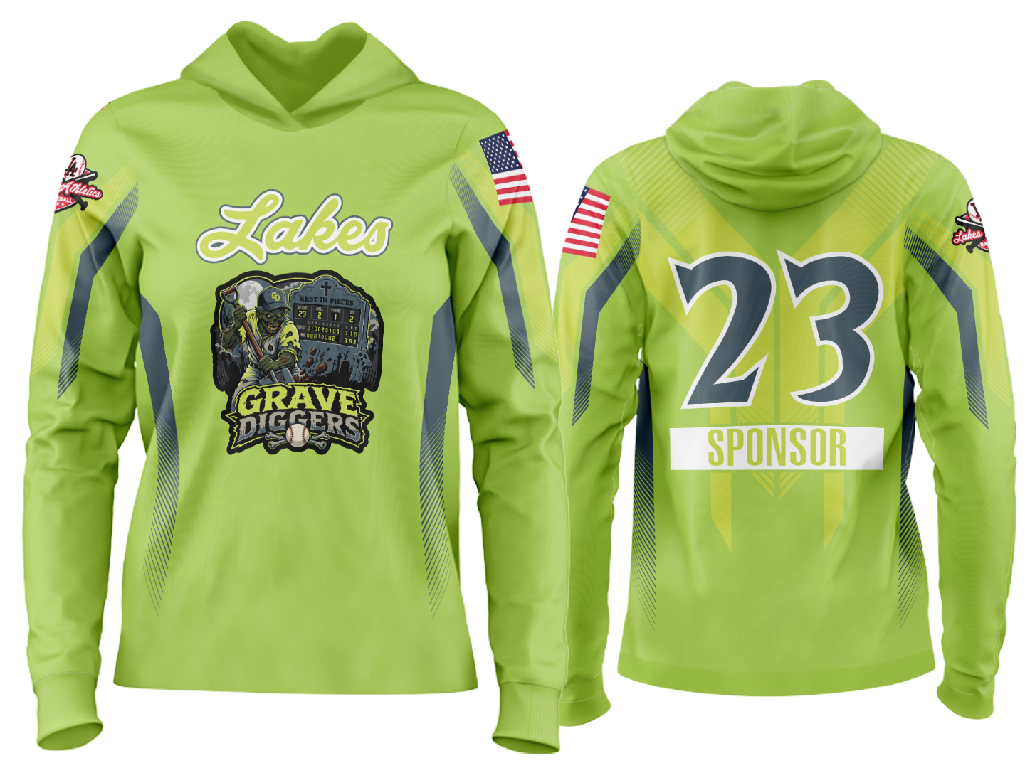 Custom Team Hoodie - Grave Diggers