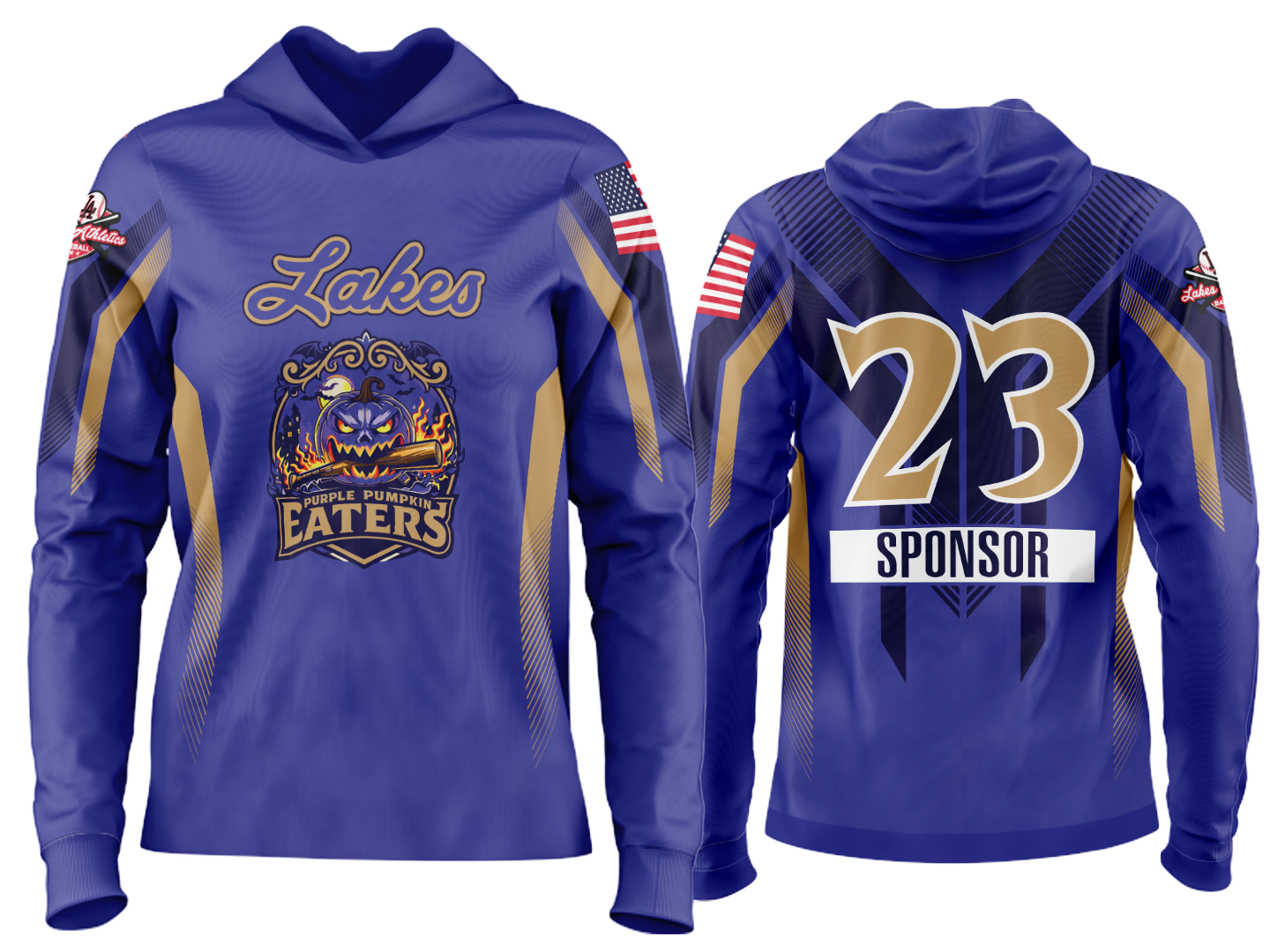Custom Team Hoodie - Purple Pumpkin Eaters