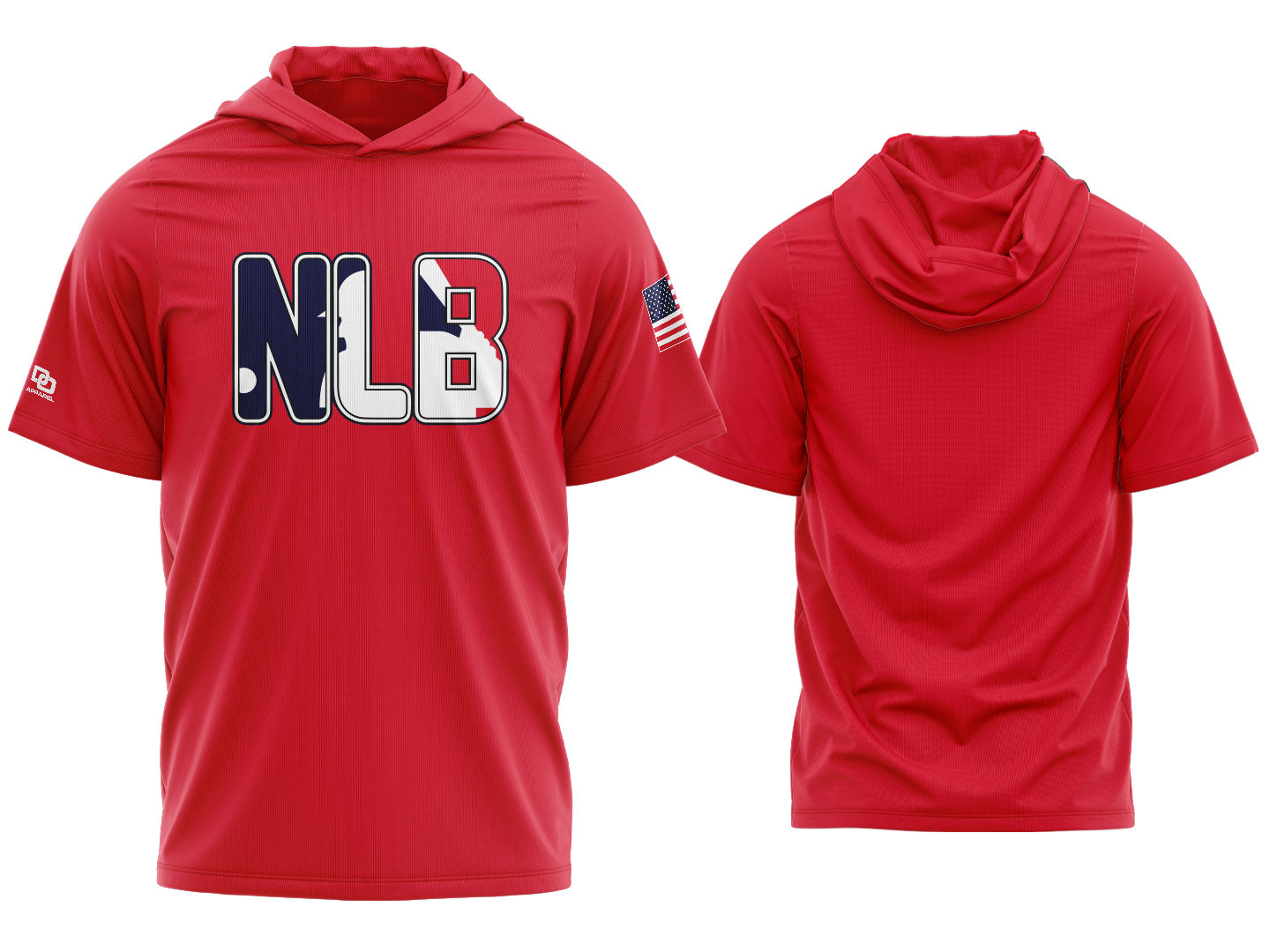 Custom QZ Hoodie SS  - Red