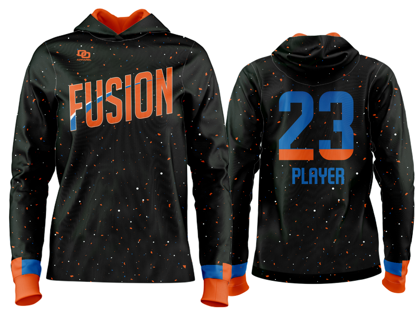 Custom Team Hoodie - LAD Black