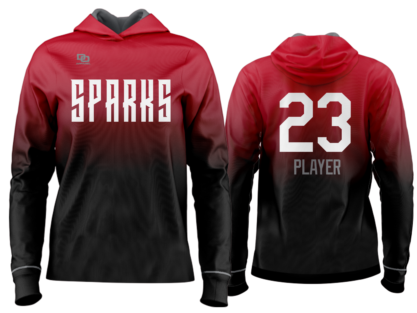 Custom Team Hoodie - Fade